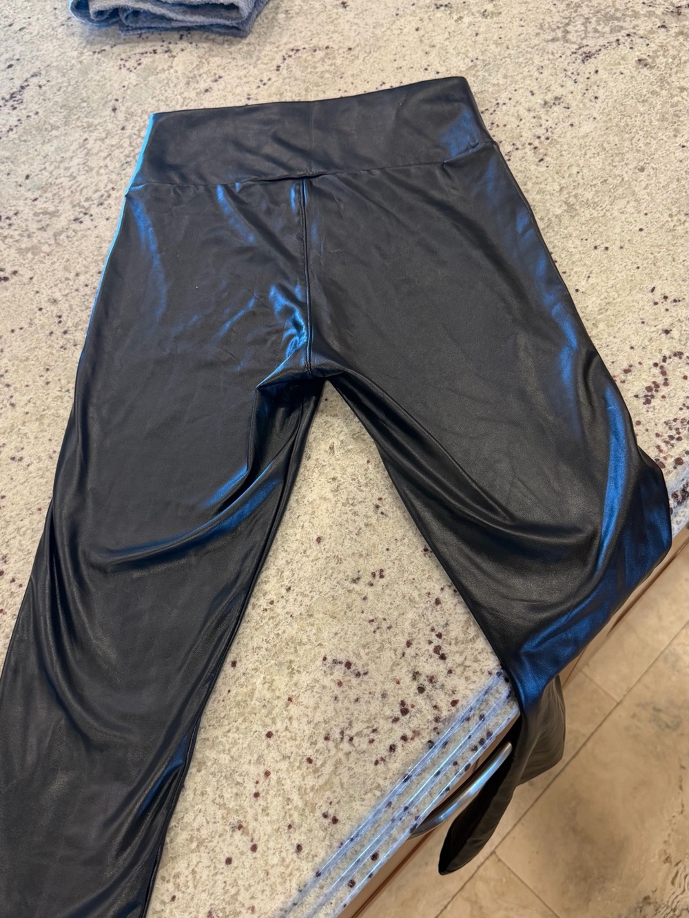 Women’s Black Faux Leather Leggings